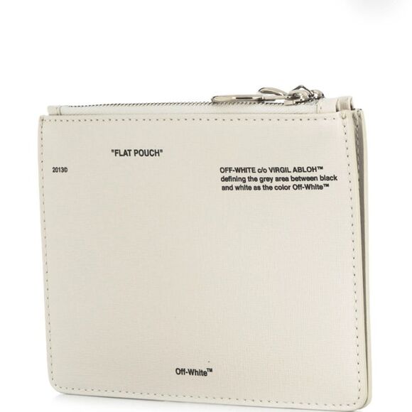 Off-White Diagonal Stripe Pouch - Picture 3 of 3